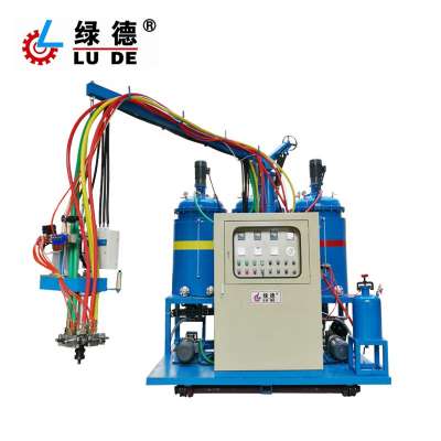 LUDE pillow polyurethane flexible  foam PU low pressure foam injection molding machine